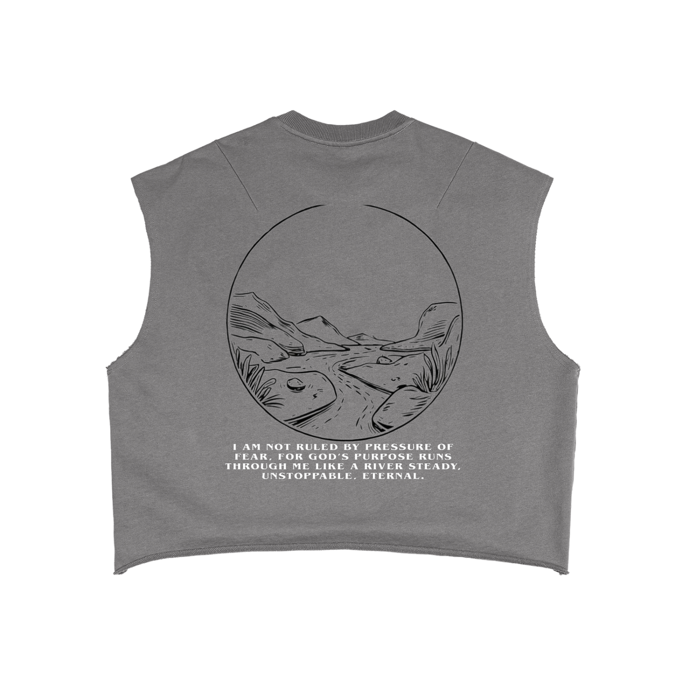 French Terry Boxy Tank Top