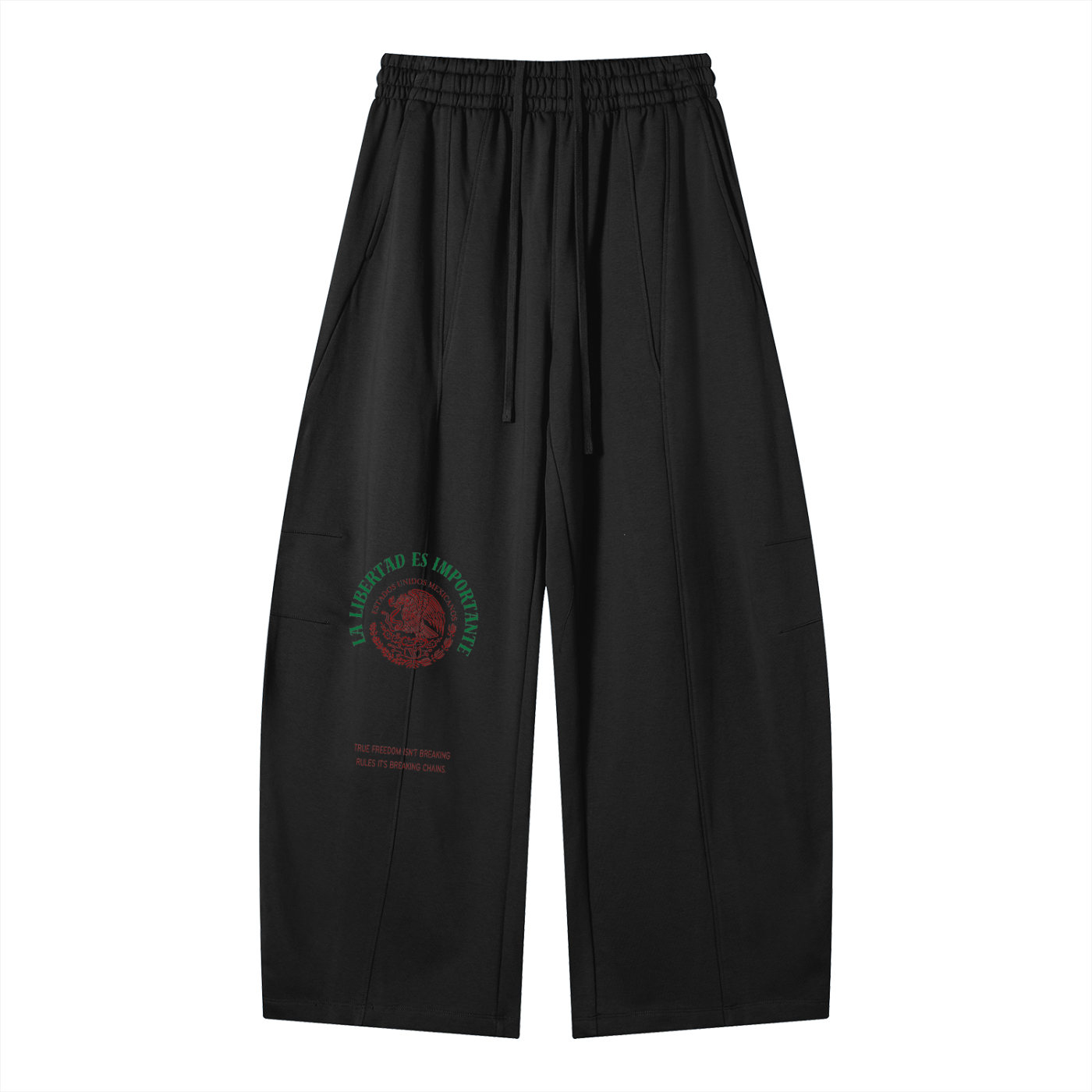 Heavyweight Wide Leg Panel Sweatpants